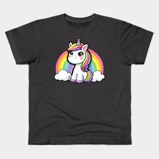 Unicorn S02 D37 Kids T-Shirt